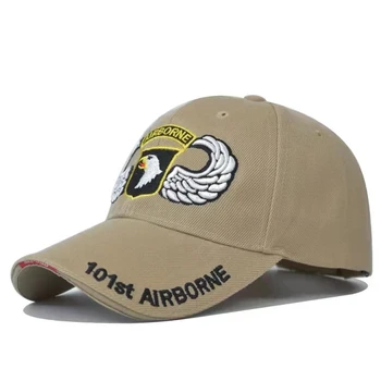 Noi Reglabil Barbati Eagle Broderie Tactice capac Divizia 101 Aeropurtată Șapcă de Baseball bumbac sepci Snapback pălării în aer liber