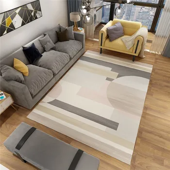 Covoare și Covoare pentru Casa Living Model Geometric de uz Casnic Simple, Moderne, Covor Subțire Stil Nordic Covoare pentru Dormitor
