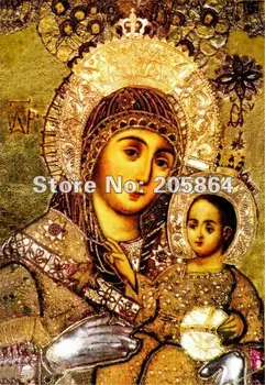 Transport gratuit ambarcațiuni tapiserie,religie, stil de decor tesatura imagine,de perete, sperând,Fecioara Maria cu Fiul