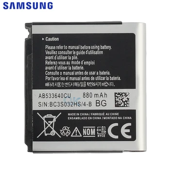 Samsung Original AB533640CE Baterie Pentru Samsung S6888 S3710 S3600C S3930C S3601 S3601C S5520 Înlocuirea Bateriei Telefonului 880mAh