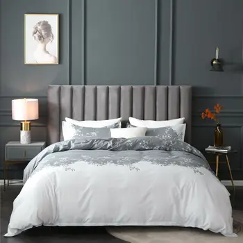 Aggcual culoare pură simplu beding set de lux de vânzare fierbinte dans textile carpetă acopere set pat dublu king size, cu flori 3pcs be77