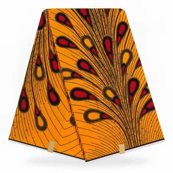 African wax printuri tesatura ankara ceara tesatura bumbac 6 metri africane real ceara pentru rochii de cusut tesatura de înaltă calitate