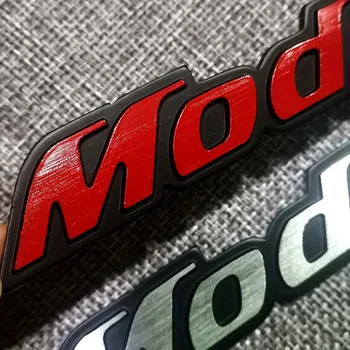 Metal crom, Autocolant Auto Versiunea Sport Cu Litere 3D Pentru Moduro