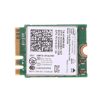 Intel Dual Band Wireless 802.11 AC 3160 NGW unitati solid state Bluetooth 4.0 Wifi WLAN Card