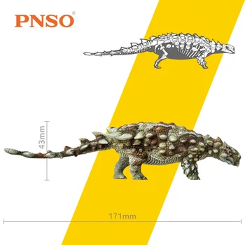 New Sosire PNSO Pinacosaurus Dragon, Dinozaur Clasic Jucarii Pentru Baieti Preistorice, Antice Model Animal