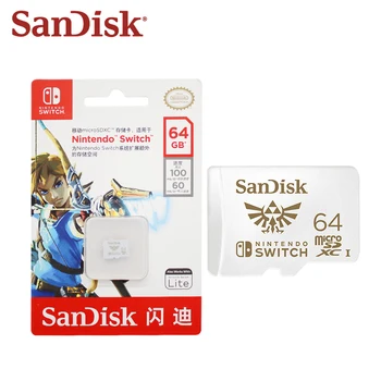 Cele mai noi SanDisk 256GB Card Micro SD U3 128GB Flash Card de 64 gb Card de Memorie de 4K Ultra HD TF Card Original Pentru Nintendo Comutator