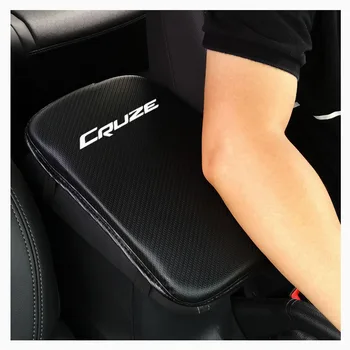 Fibra De Carbon Cu Textura De Piele Pu Mașină Consola Centrala Cotiera Scaun Cutie Pad Vehicul De Protecție Styling Auto Pentru Chevrolet Cruze
